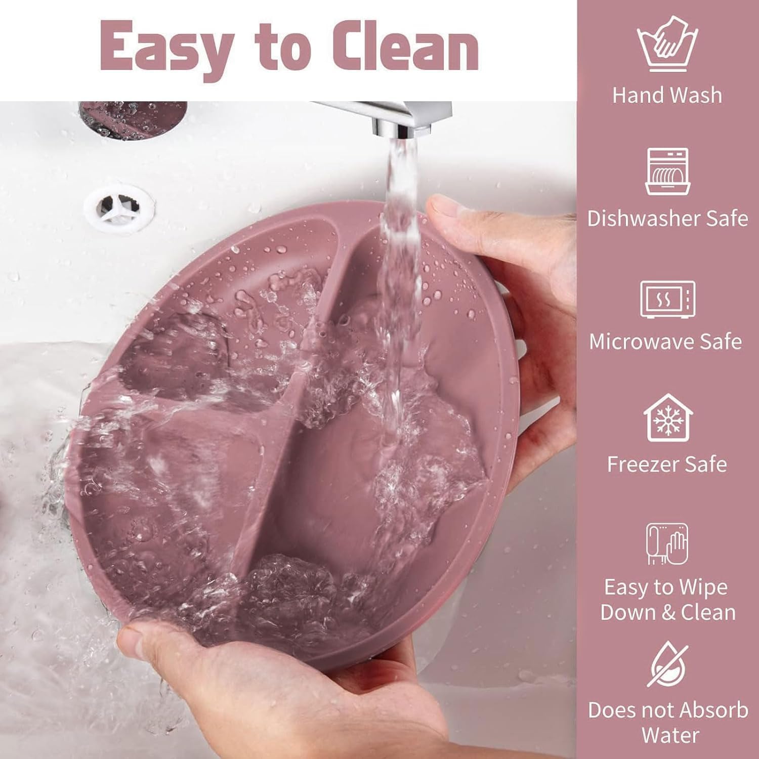 6-Piece Silicone Baby Feeding Set