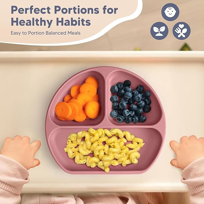 6-Piece Silicone Baby Feeding Set